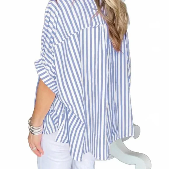 NWOT DAY + MOON oversized button down shirt (S) - Picture 3 of 7